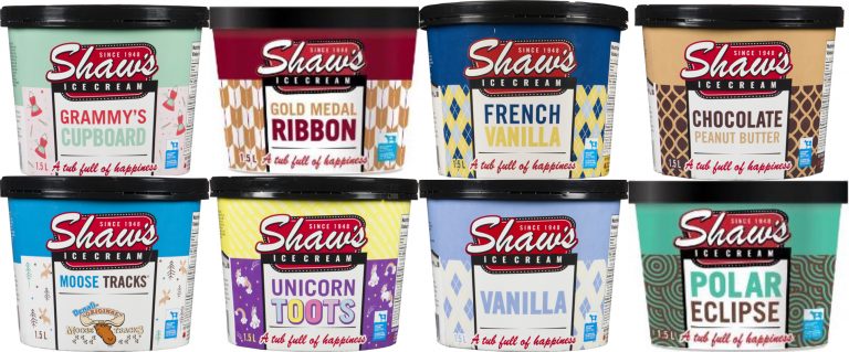 shaw's ice cream 1.5L tubs from wholesale distributor transcold distribution