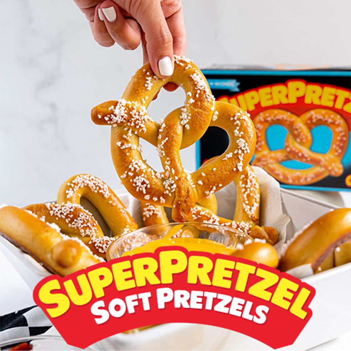 Super pretzels baked from wholesale distributor transcold distribution