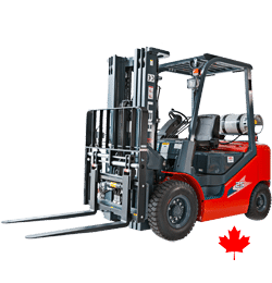 Forklift performing Third Party Logistics Service